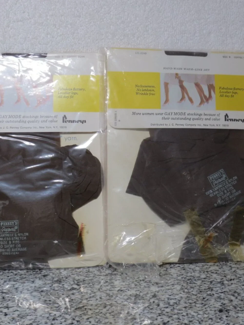 VINTAGE Cantrece II Nylon Seamless StockingsIn Original Package TWO PKGS
